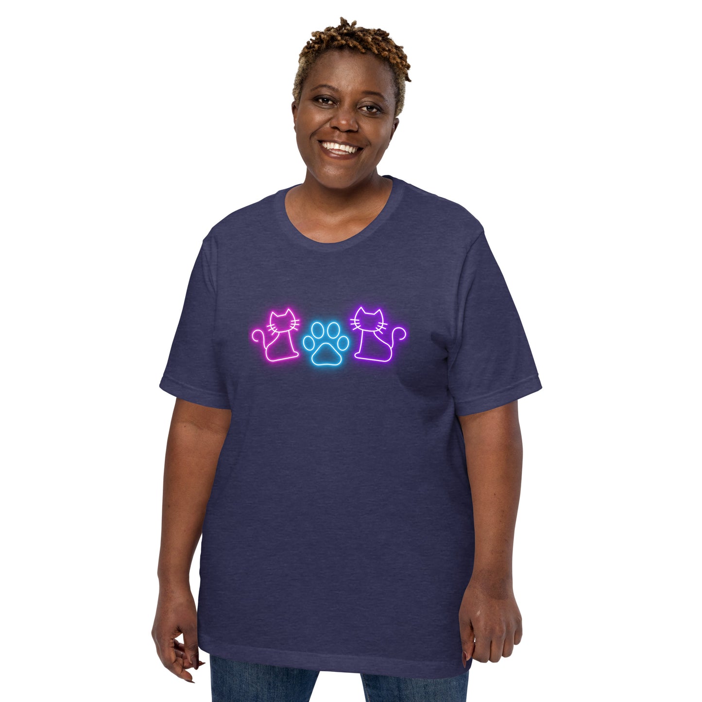 Neon Whiskers - Lightweight T-Shirt