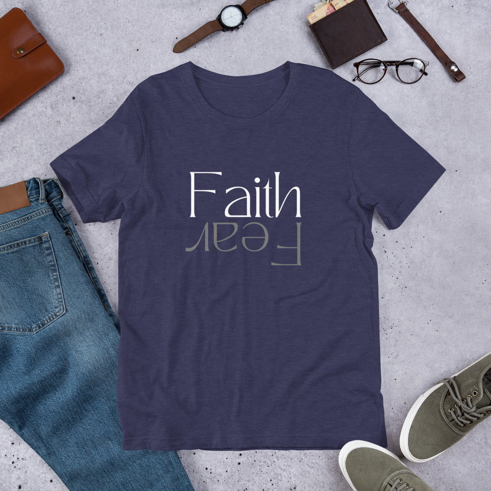 Faith over Fear (Dark) - Lightweight T-Shirt