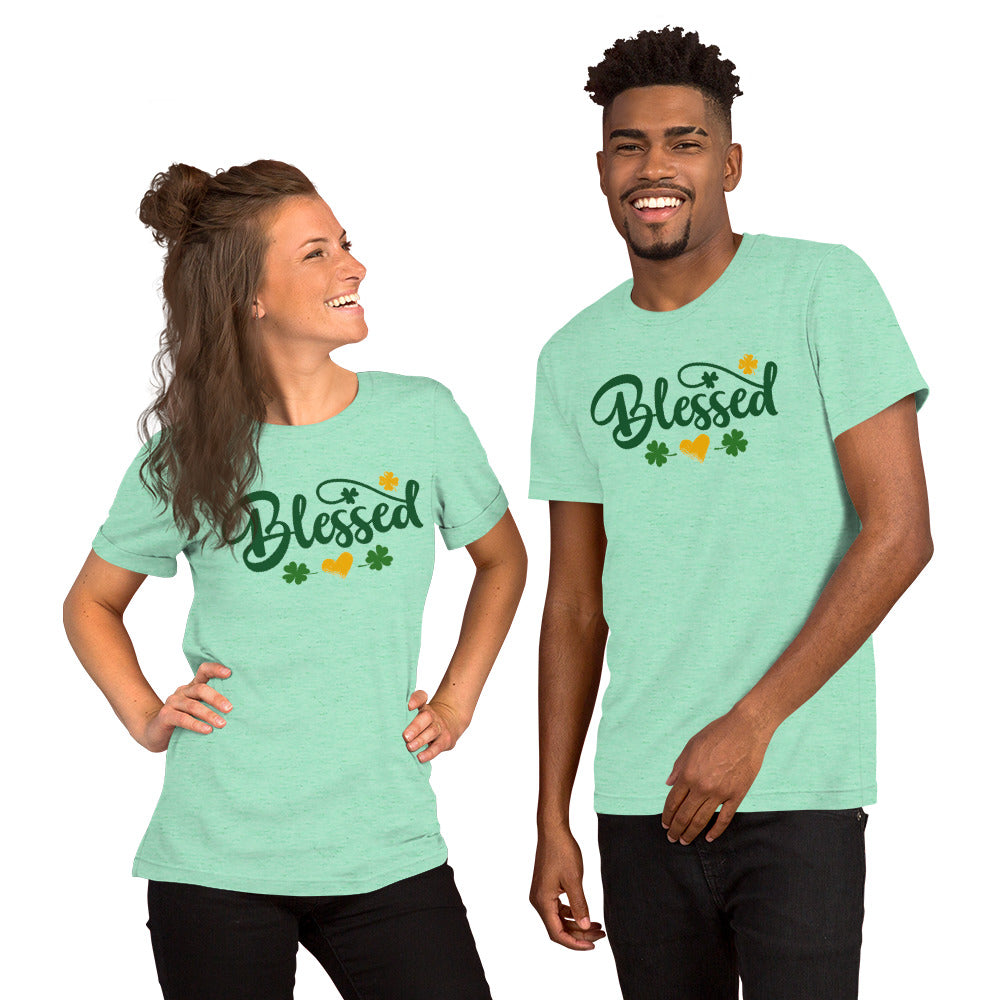 Blessed Clovers (Light) - Lightweight T-Shirt