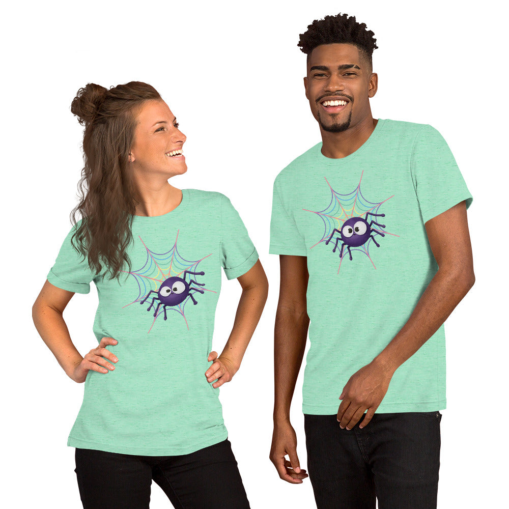 Pastel Rainbow Web (Light) - Lightweight T-Shirt