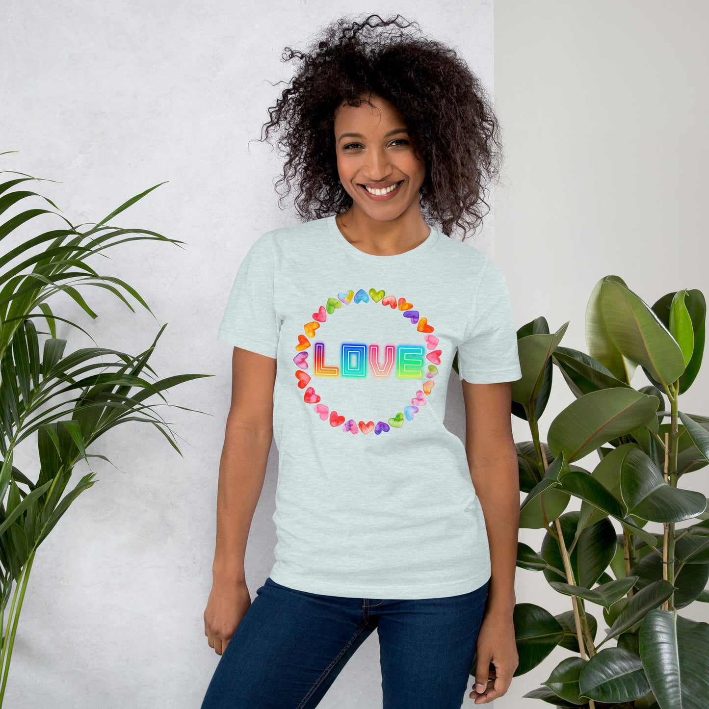 Rainbow Love - Lightweight T-Shirt