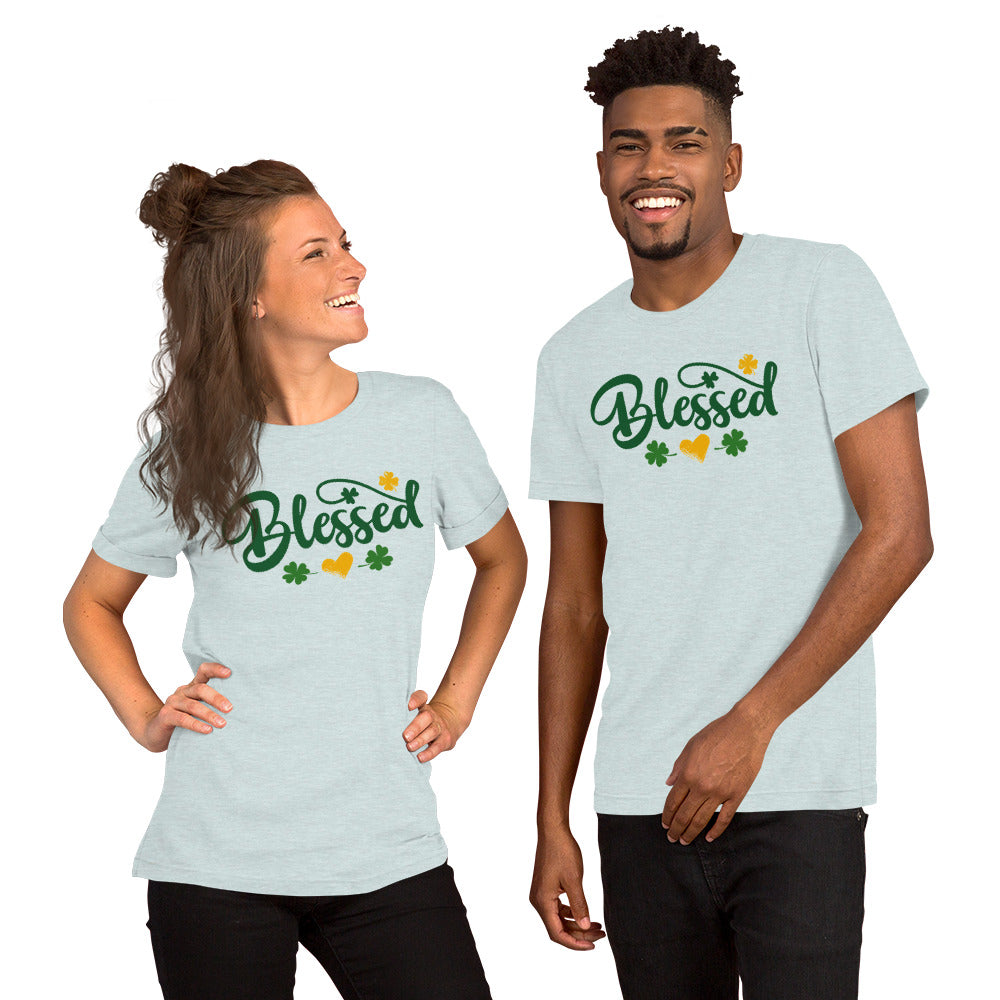 Blessed Clovers (Light) - Lightweight T-Shirt