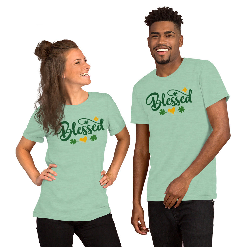 Blessed Clovers (Light) - Lightweight T-Shirt