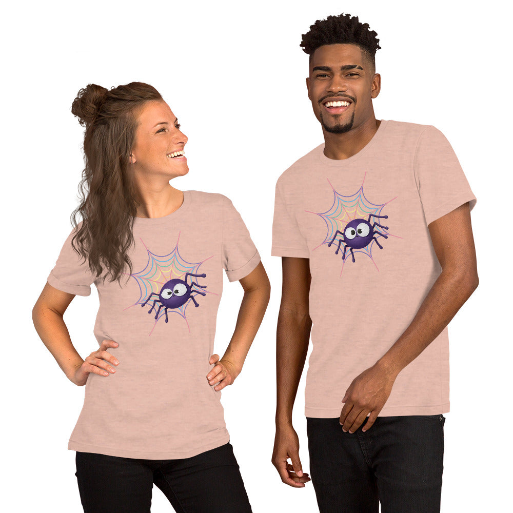 Pastel Rainbow Web (Light) - Lightweight T-Shirt