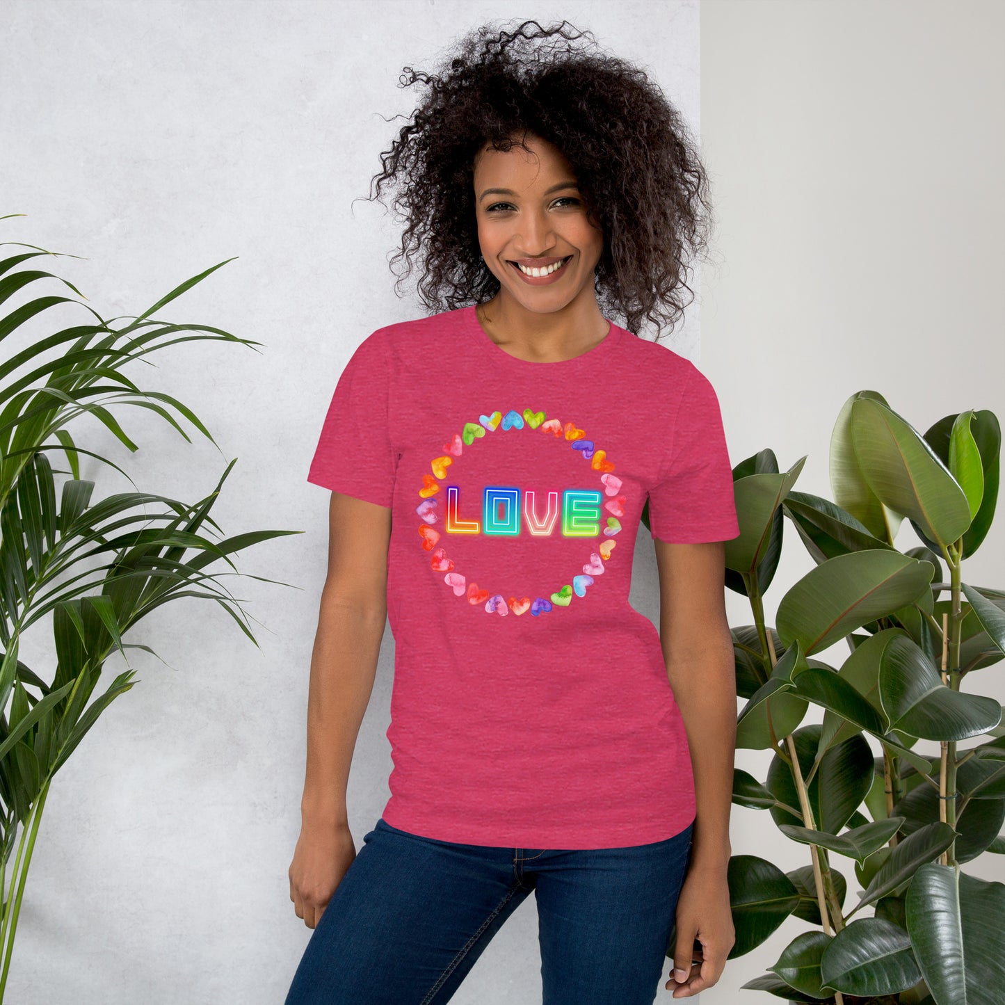 Rainbow Love - Lightweight T-Shirt