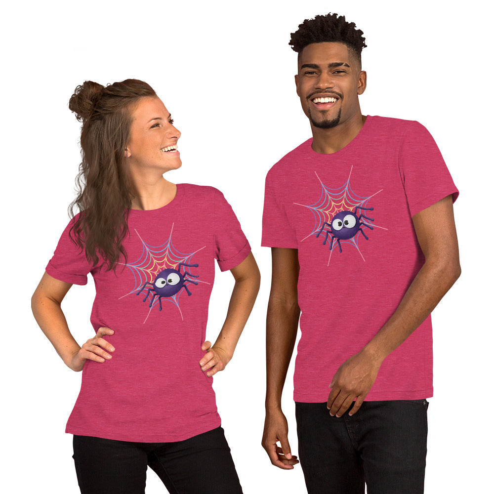 Pastel Rainbow Web (Dark) - Lightweight T-Shirt