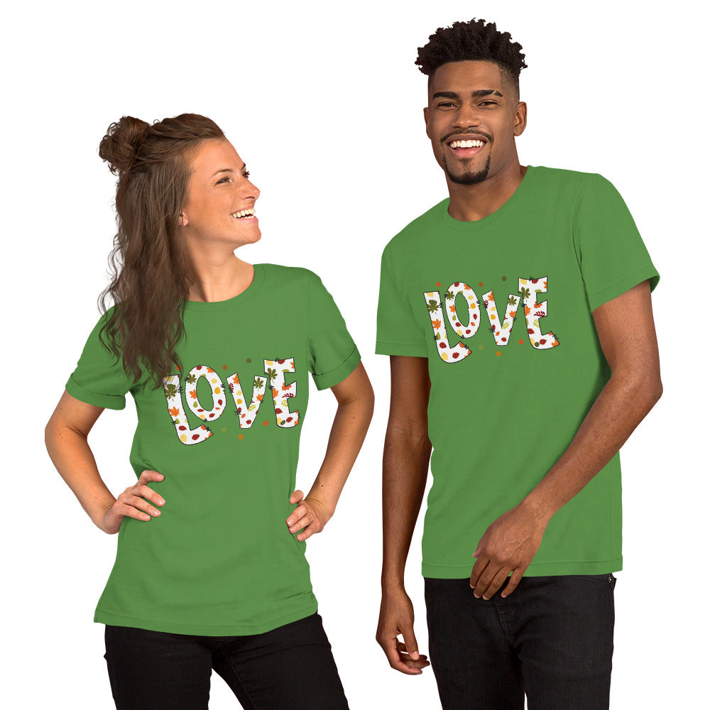 Fall Love Letters (Light) - Lightweight T-Shirt