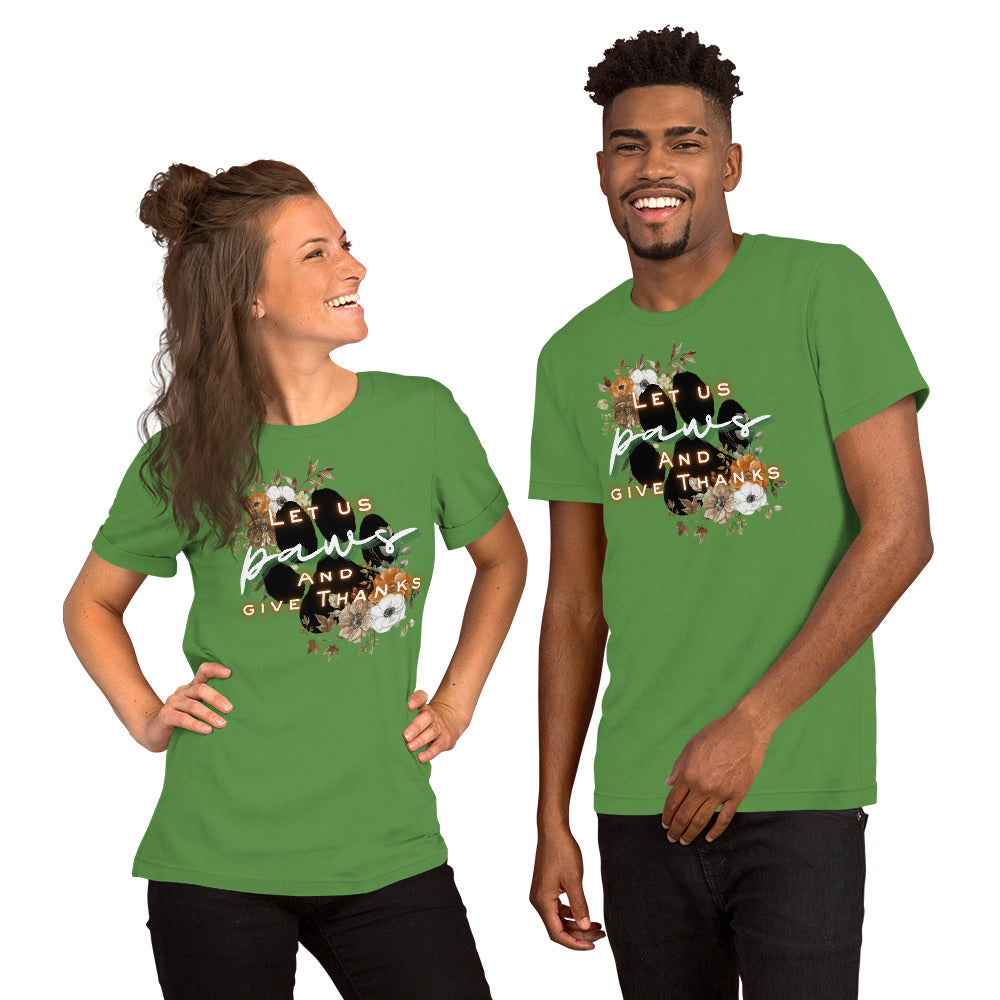 Paws Thankful (Light) - Lightweight T-Shirt