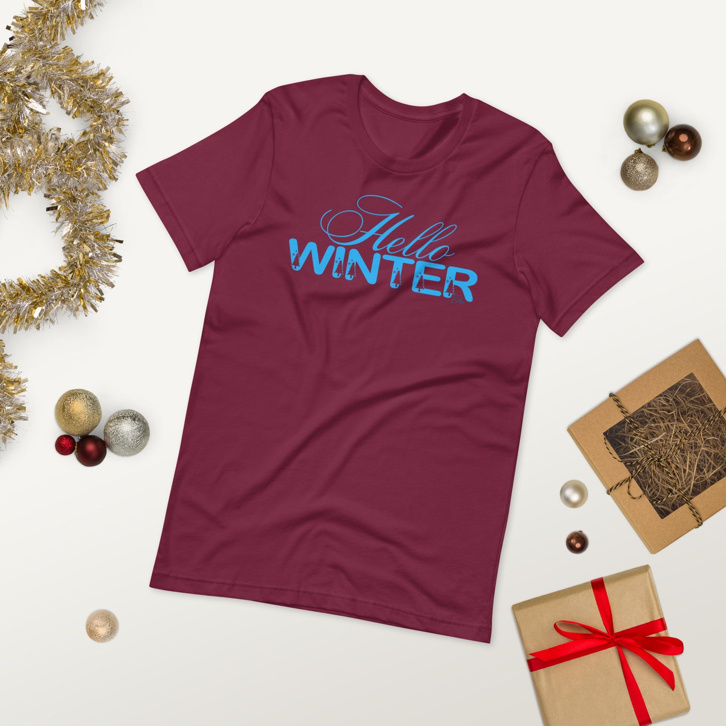 Hello Winter - Lightweight T-Shirt