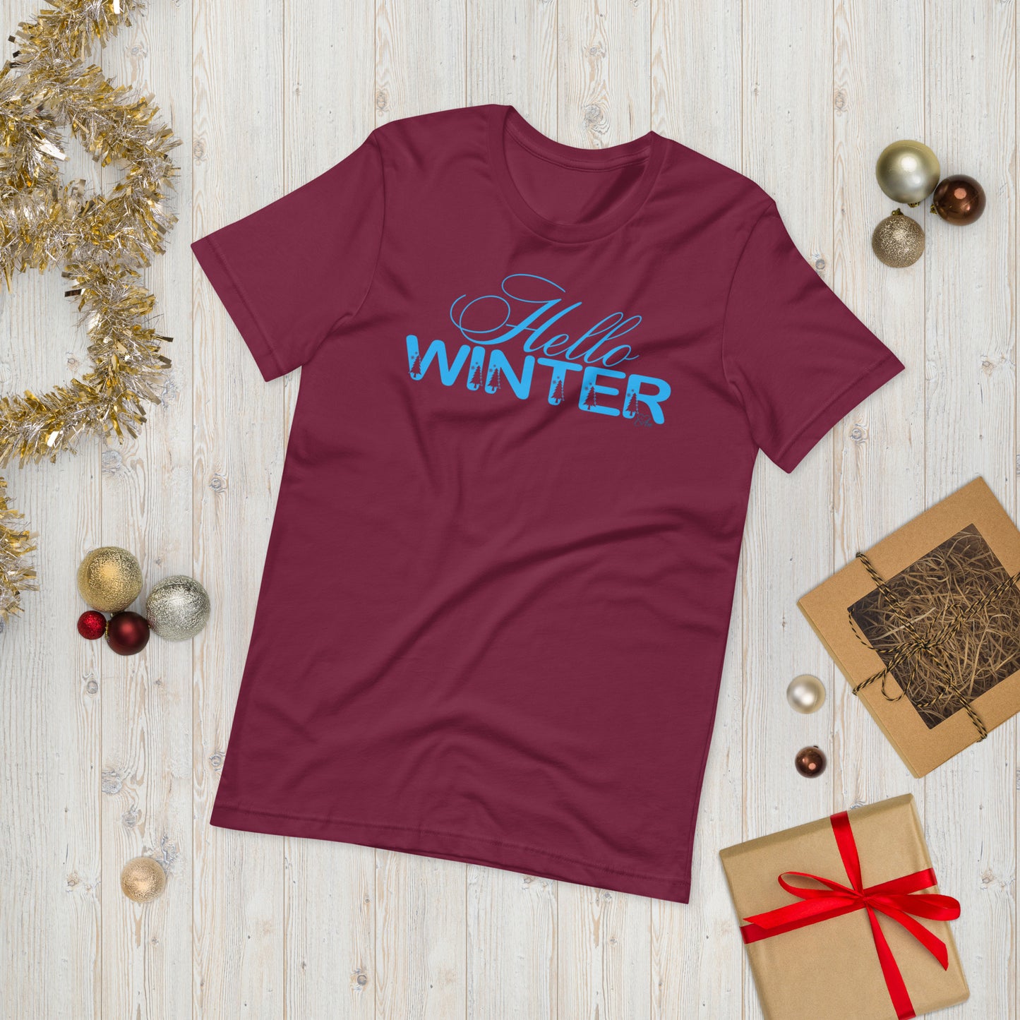Hello Winter - Lightweight T-Shirt