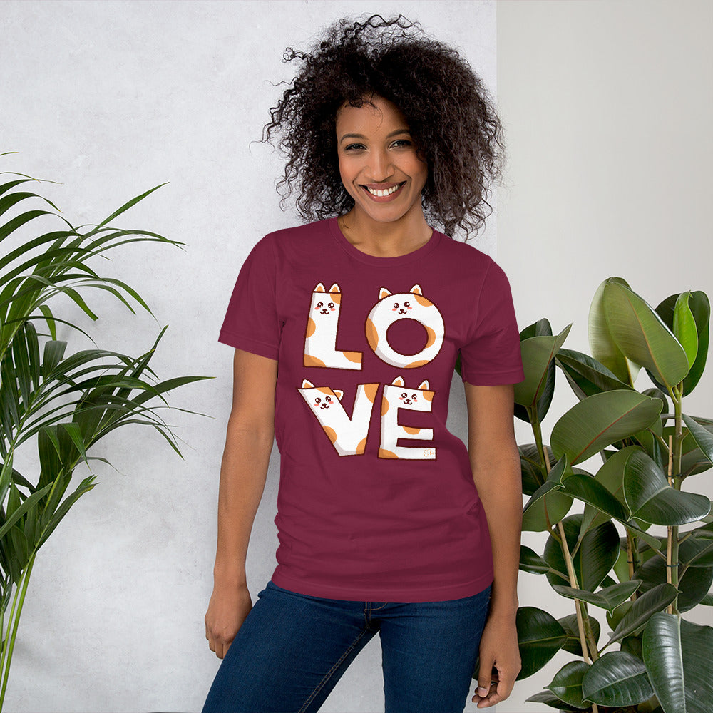 Cat Love - Lightweight T-Shirt