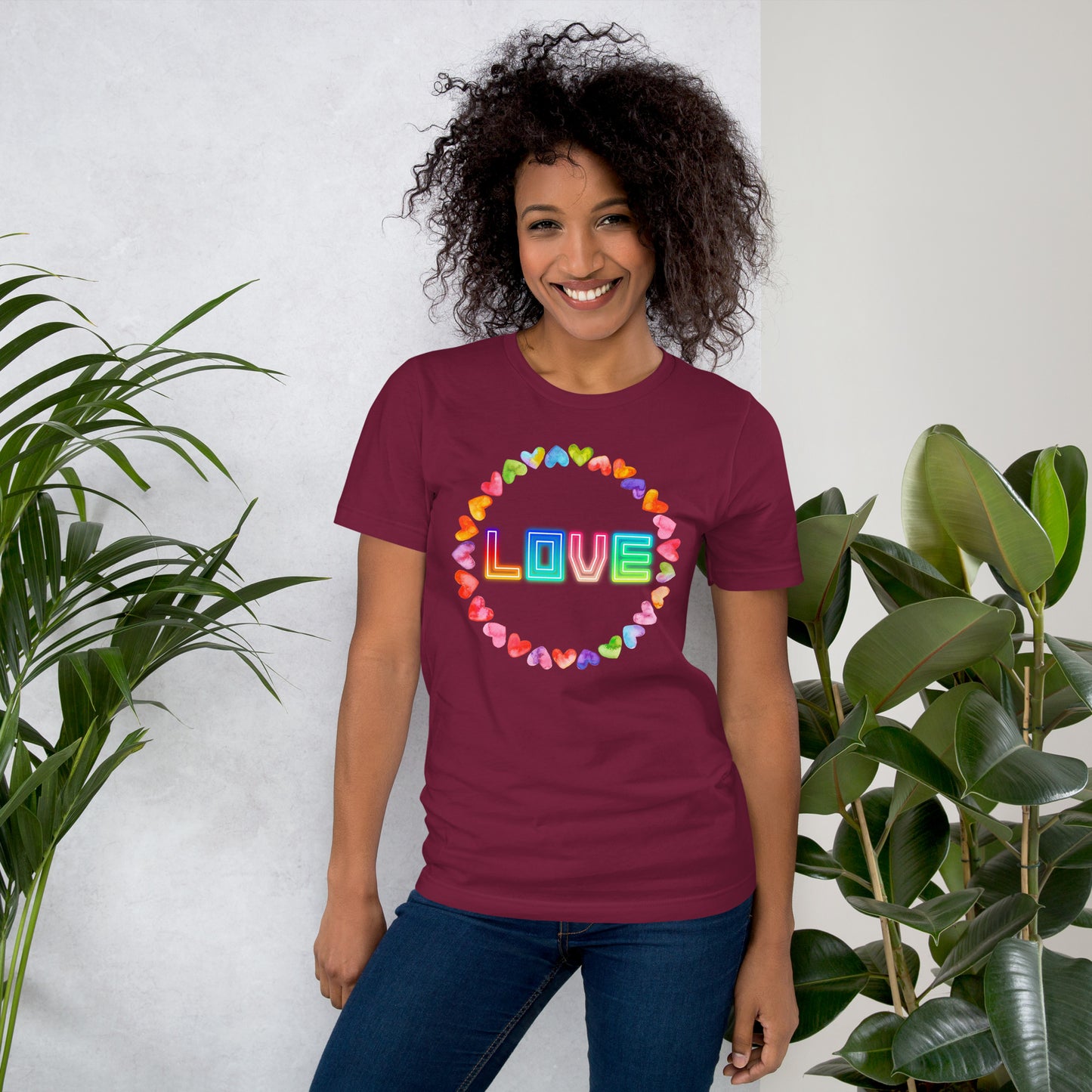 Rainbow Love - Lightweight T-Shirt