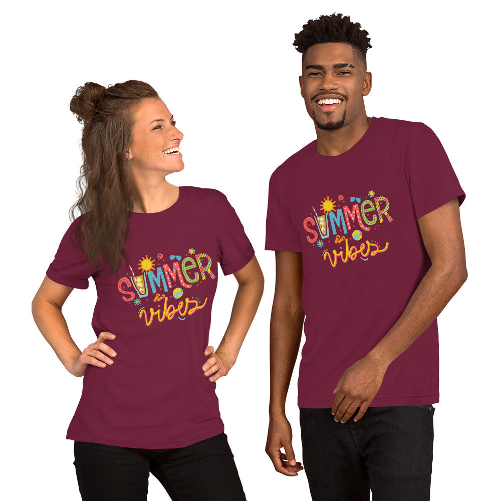 Summer Beach Vibes - Lightweight T-Shirt