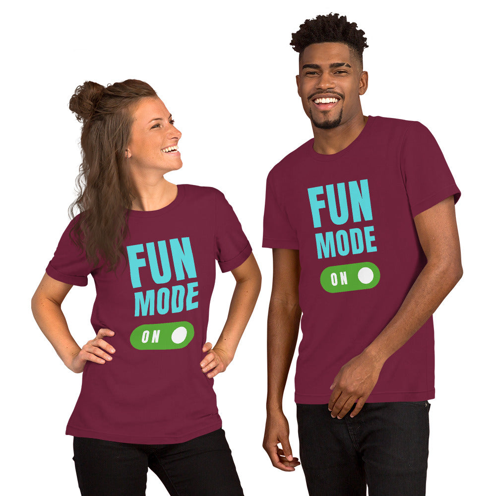 Fun Mode ON (Dark) - Lightweight T-Shirt