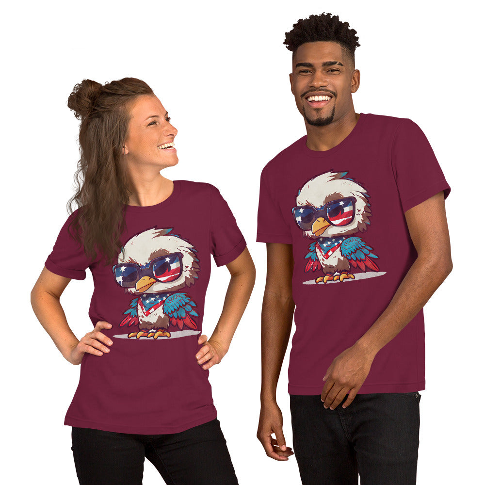 Patriotic Eagle - Lightweight T-Shirt