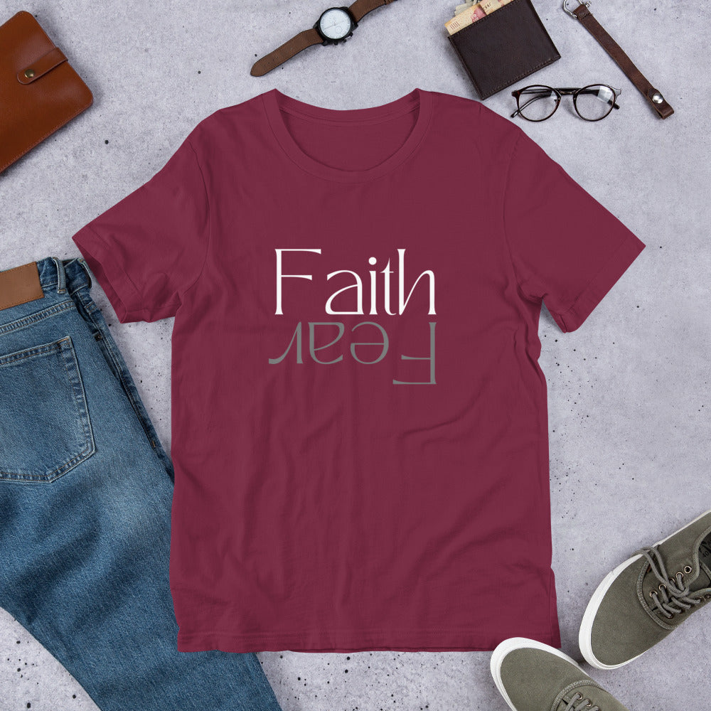 Faith over Fear (Dark) - Lightweight T-Shirt