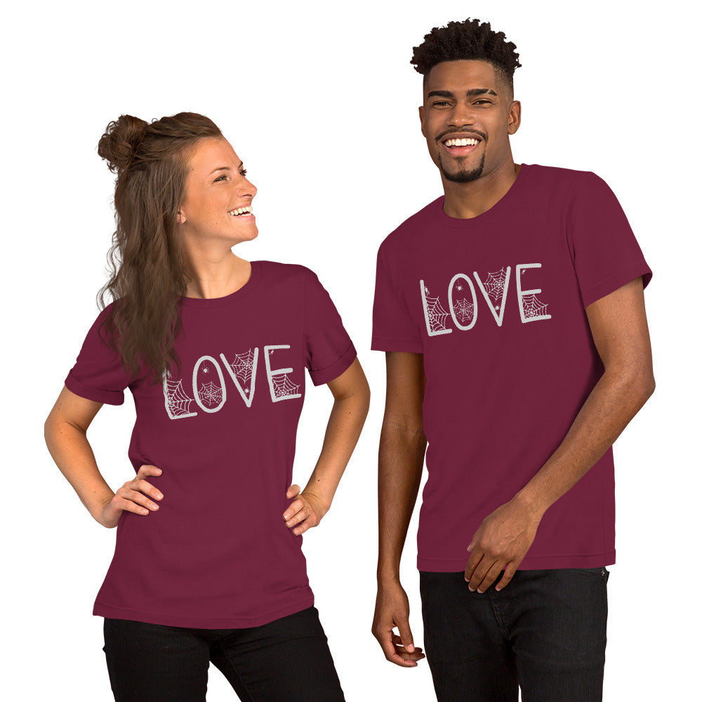 Webs of Love (Dark) - Lightweight T-Shirt