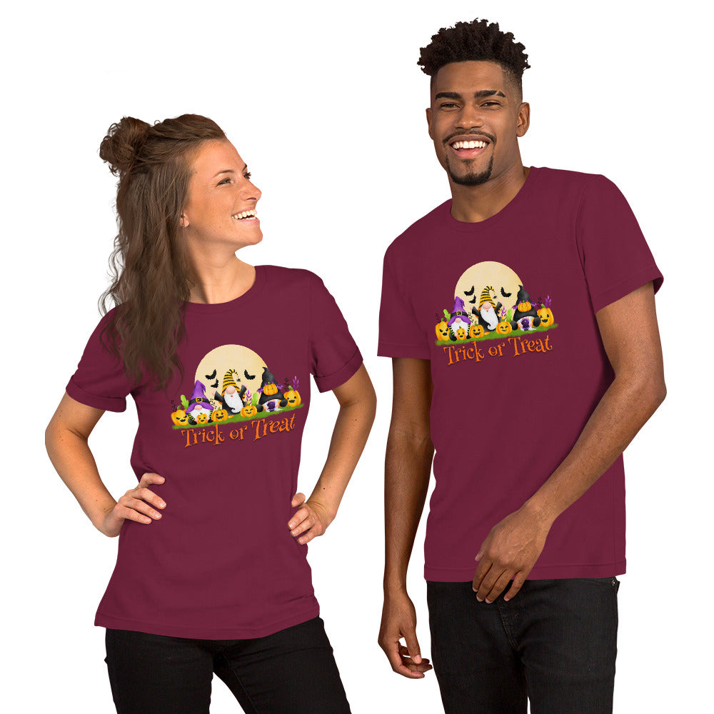Gnome Full Moon (Trick or Treat) - Lightweight T-Shirt