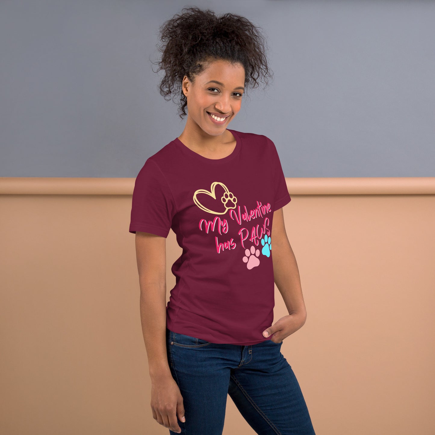 Paw Valentine - Lightweight T-Shirt