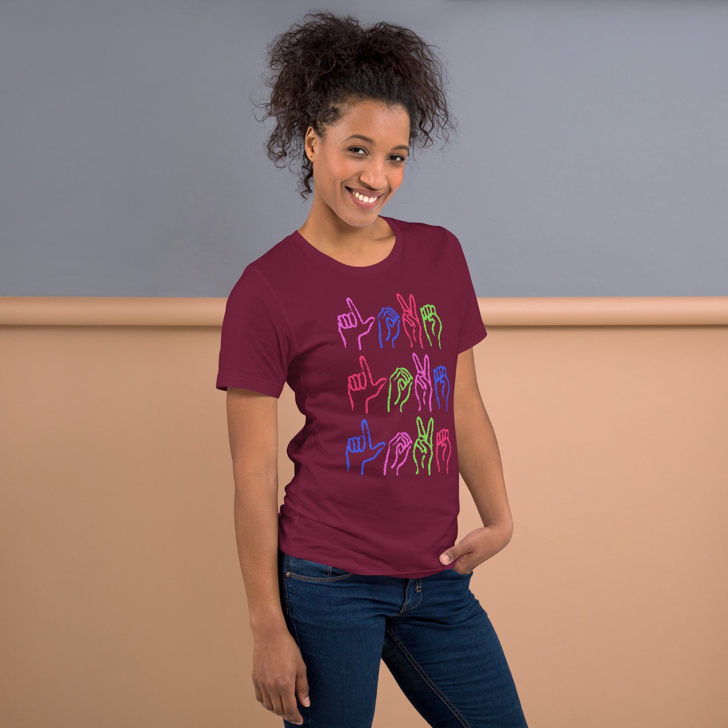 Love (Sign Language) - Lightweight T-Shirt