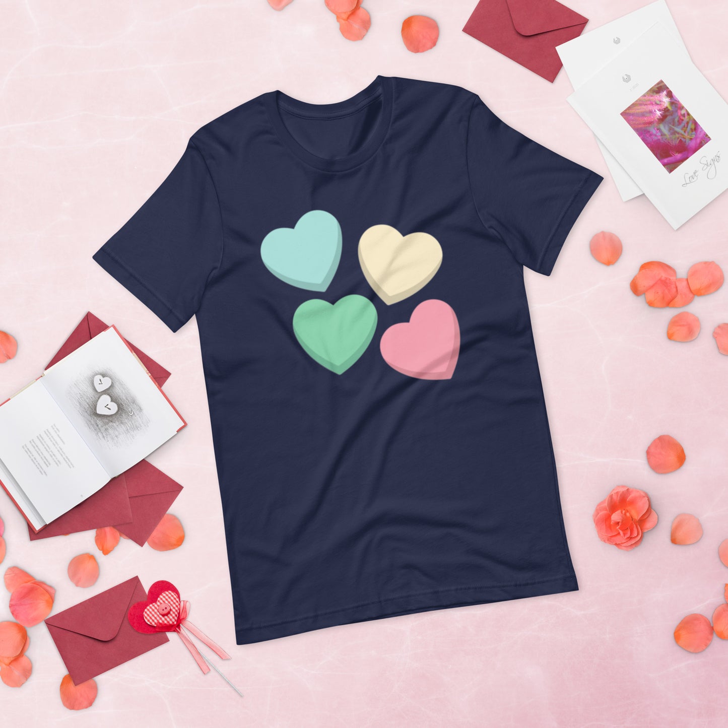 Candy Hearts - Lightweight T-Shirt