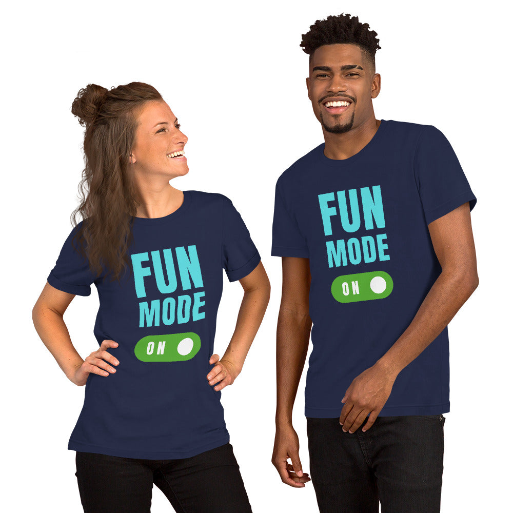 Fun Mode ON (Dark) - Lightweight T-Shirt