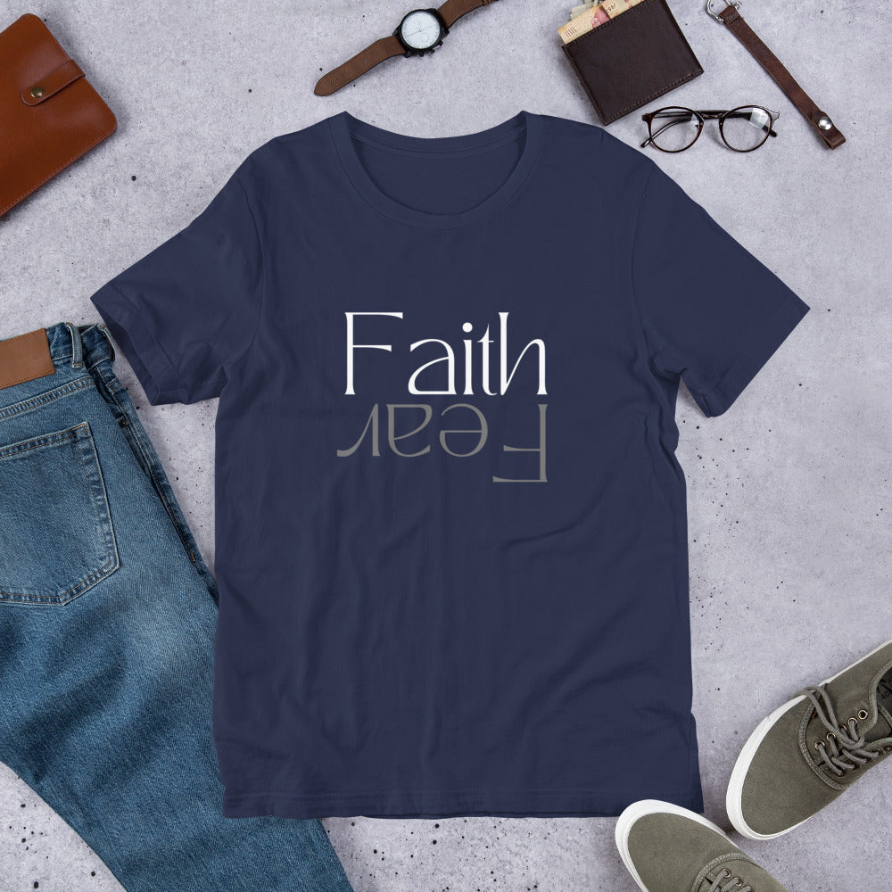 Faith over Fear (Dark) - Lightweight T-Shirt