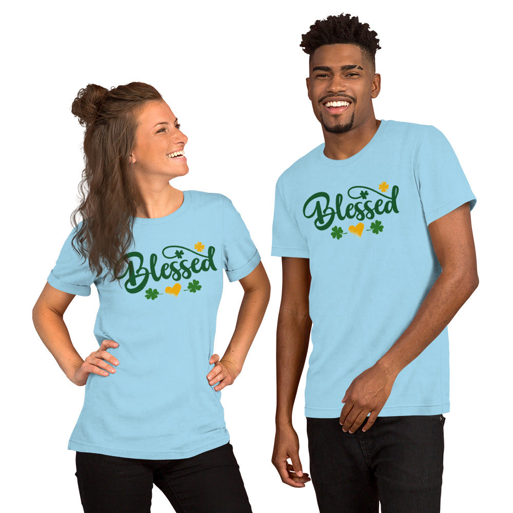 Blessed Clovers (Light) - Lightweight T-Shirt