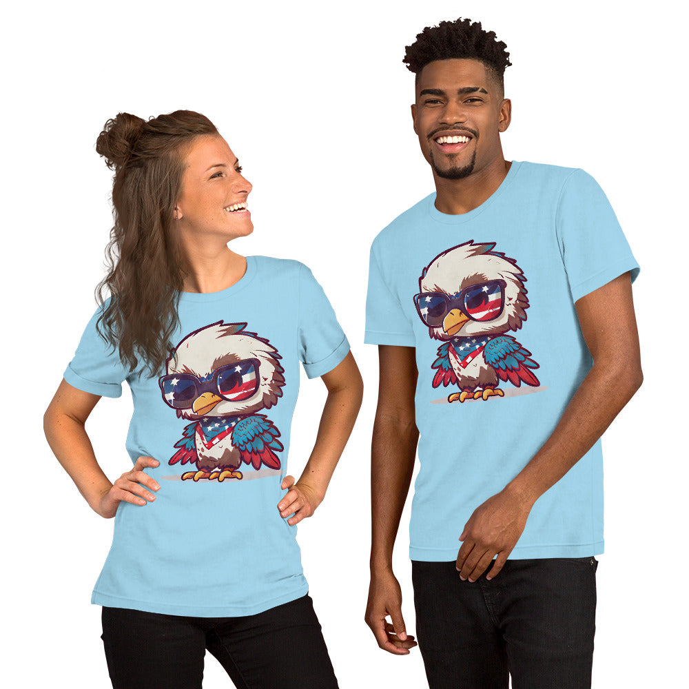 Patriotic Eagle - Lightweight T-Shirt