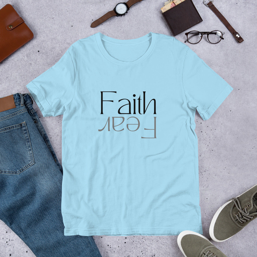 Faith over Fear (Light) - Lightweight T-Shirt