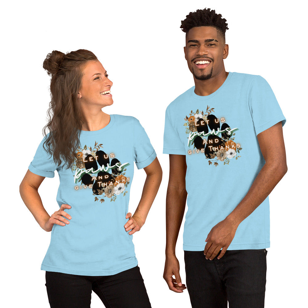 Paws Thankful (Light) - Lightweight T-Shirt