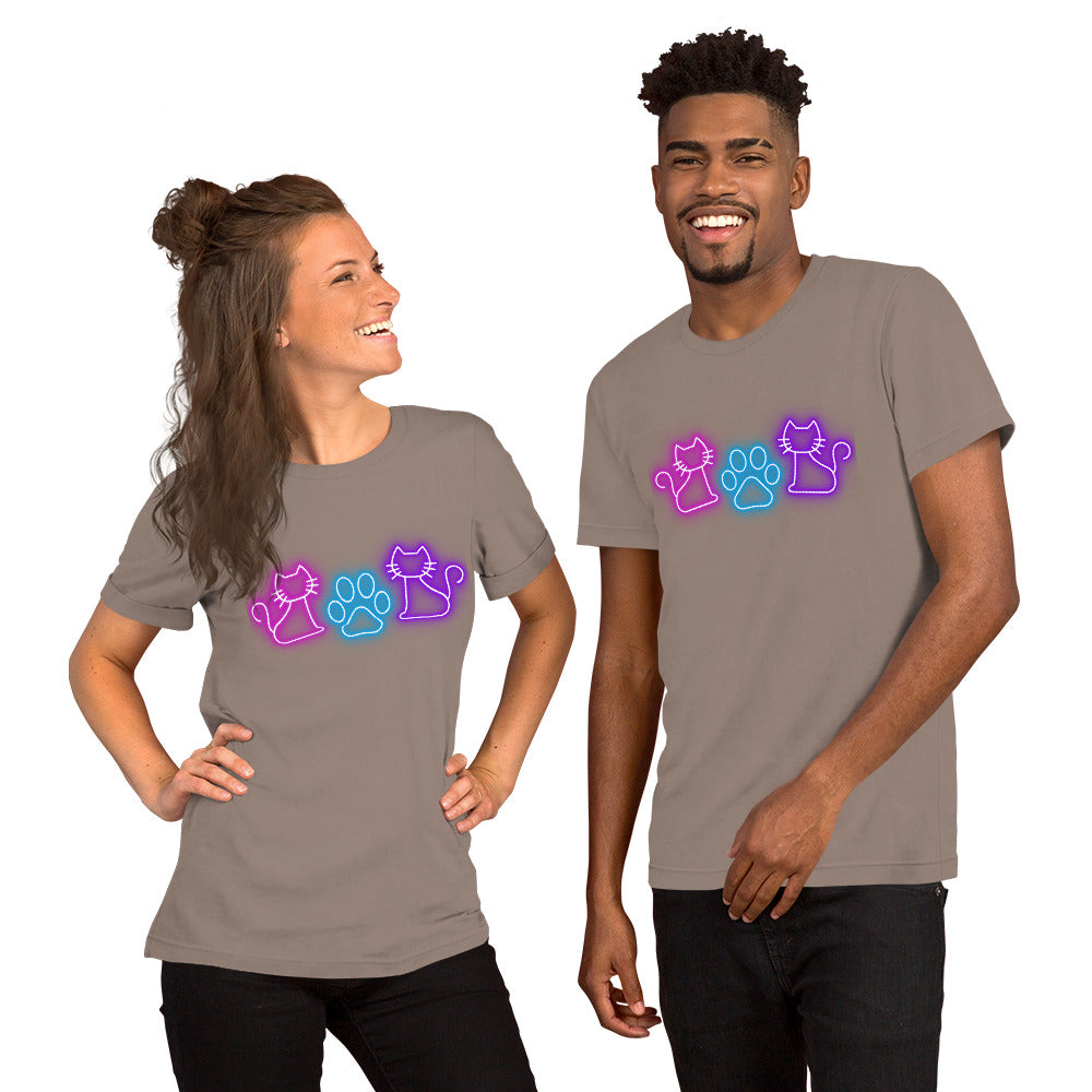 Neon Whiskers - Lightweight T-Shirt