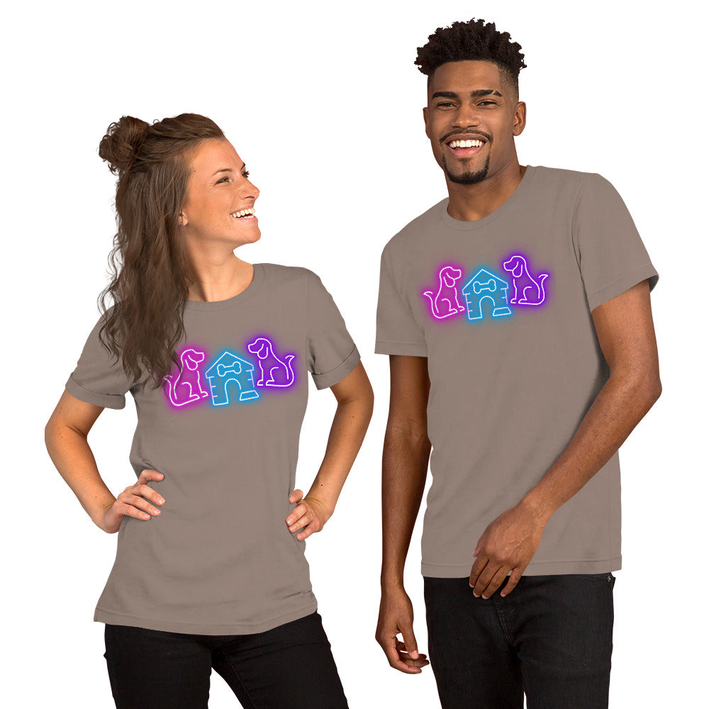 Neon Dog Tails - Lightweight T-Shirt