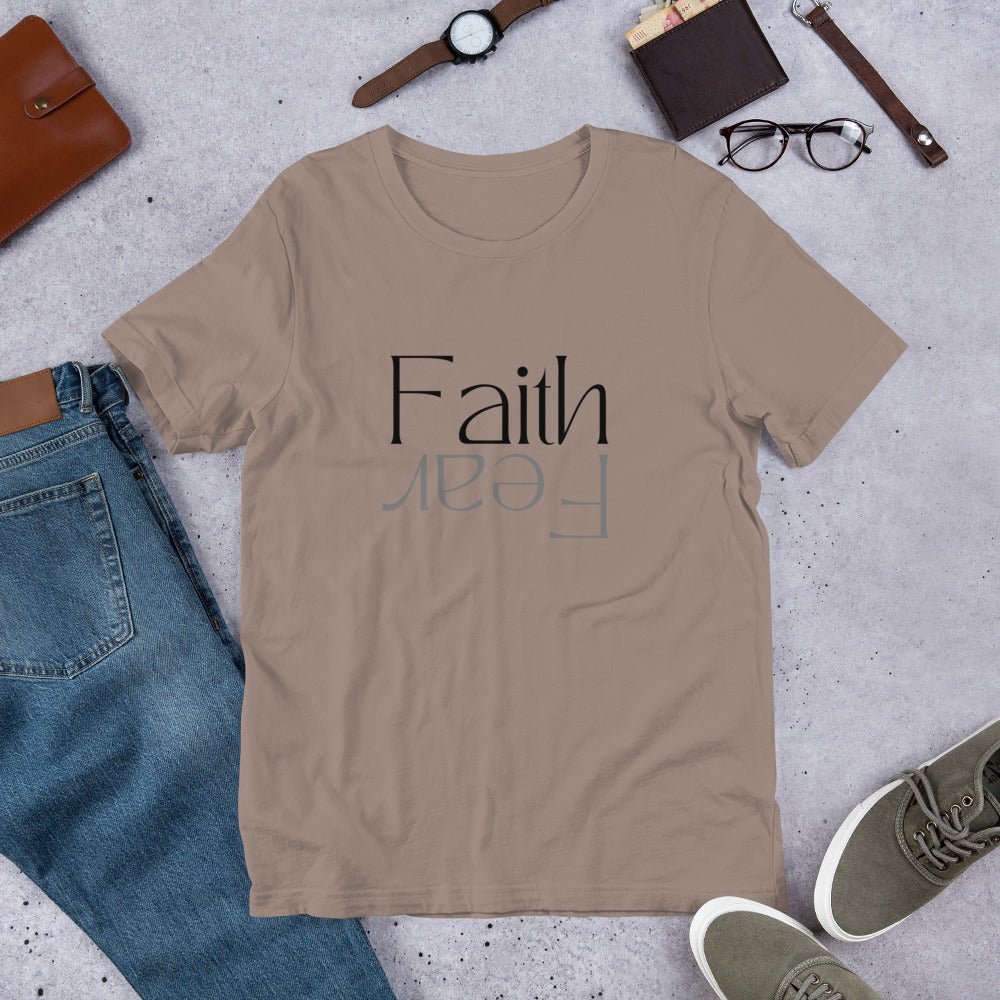 Faith over Fear (Light) - Lightweight T-Shirt