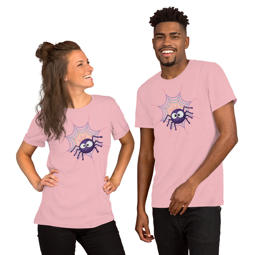 Pastel Rainbow Web (Light) - Lightweight T-Shirt