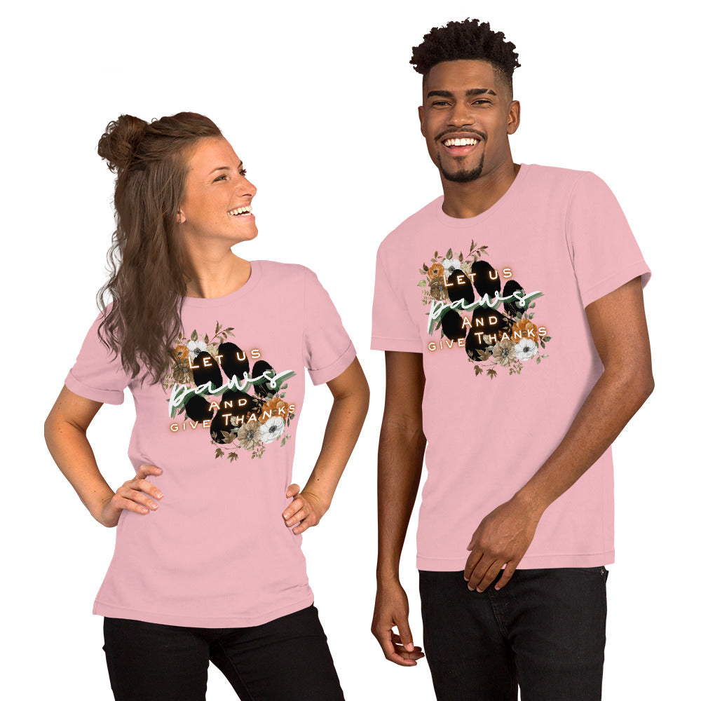 Paws Thankful (Light) - Lightweight T-Shirt