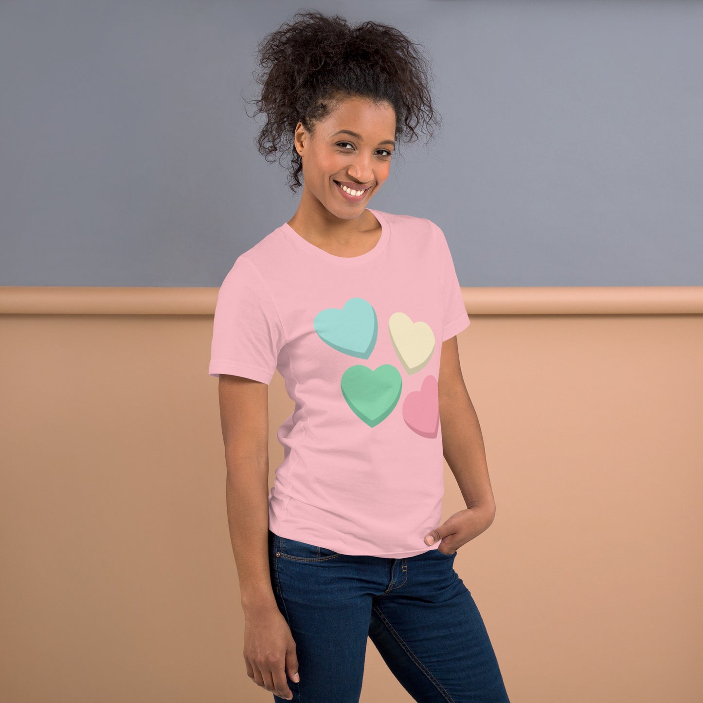 Candy Hearts - Lightweight T-Shirt
