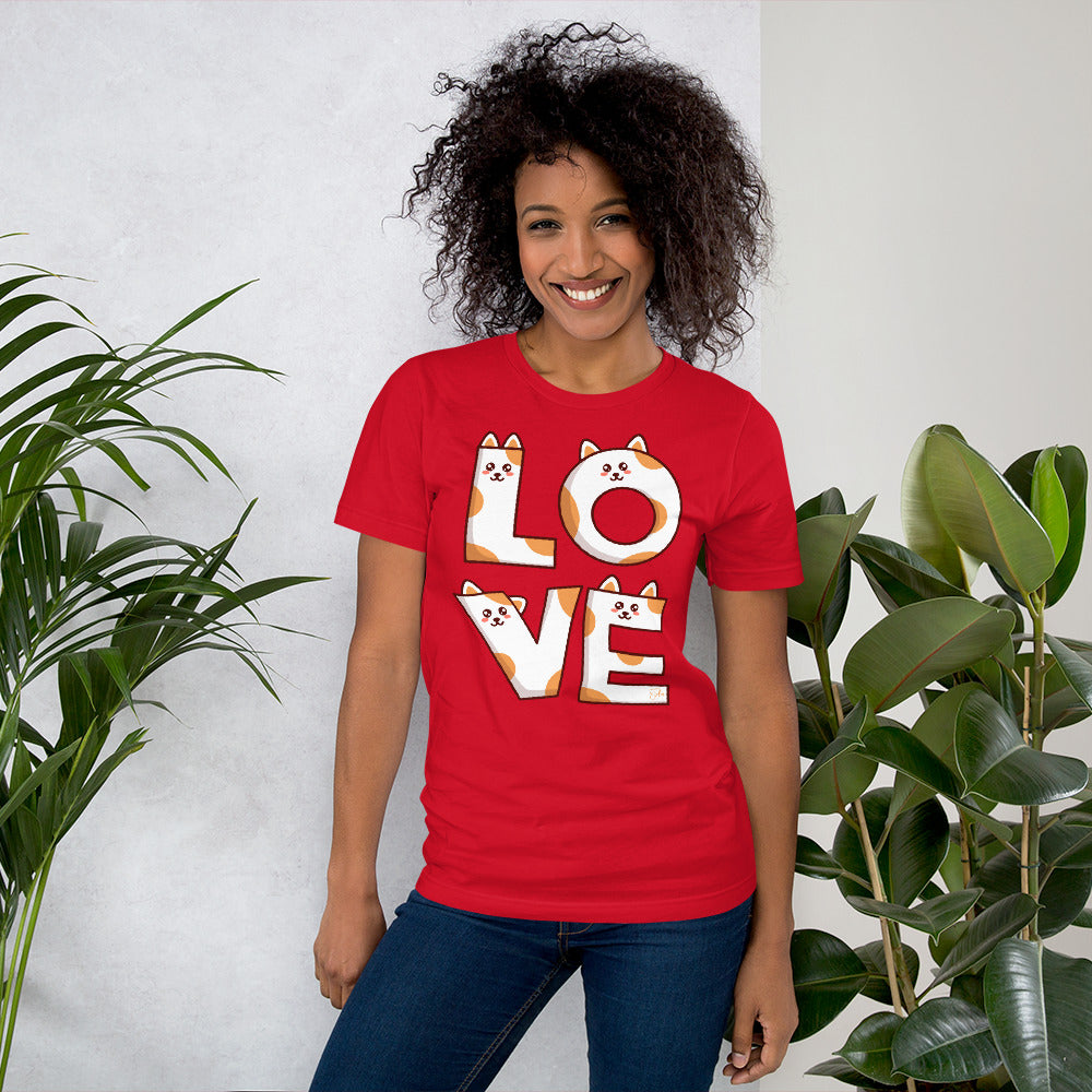 Cat Love - Lightweight T-Shirt