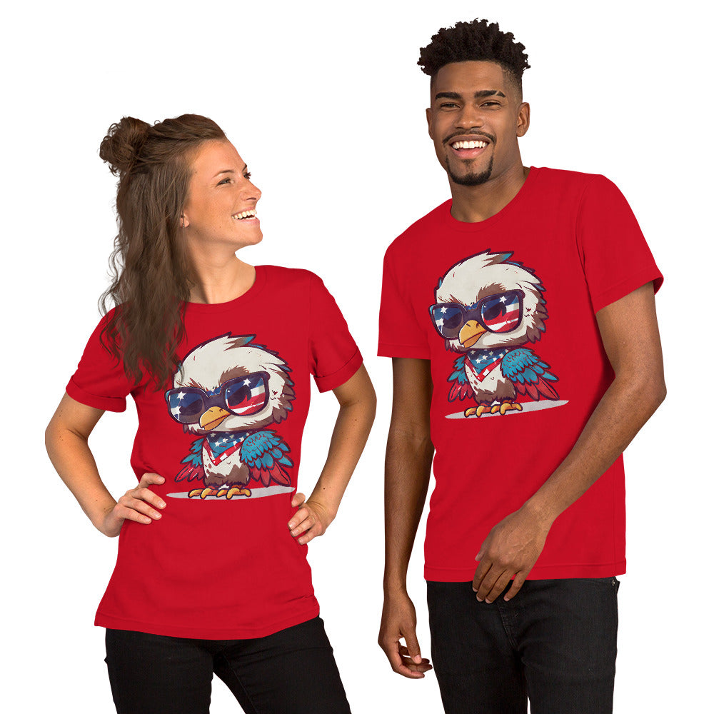 Patriotic Eagle - Lightweight T-Shirt