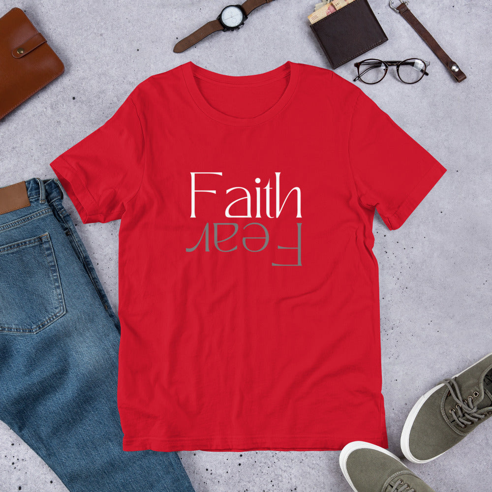 Faith over Fear (Dark) - Lightweight T-Shirt