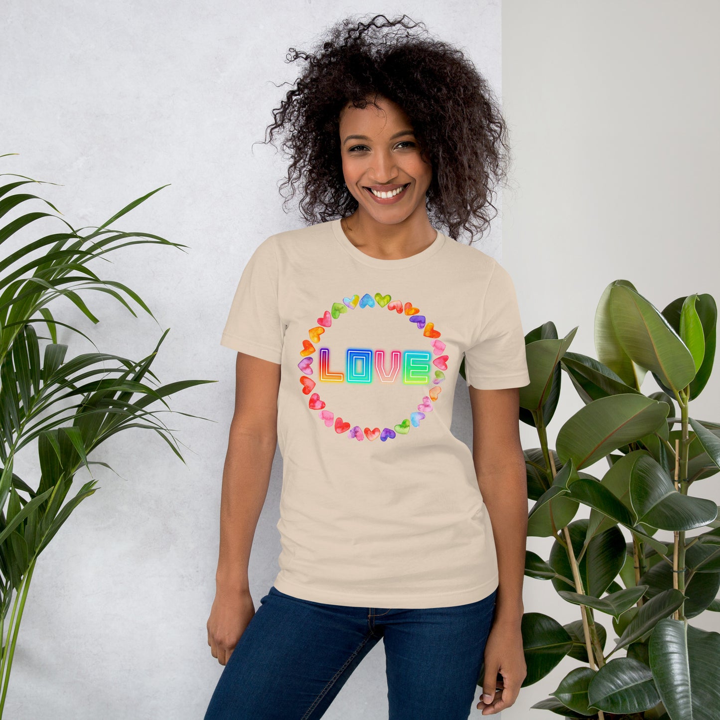 Rainbow Love - Lightweight T-Shirt
