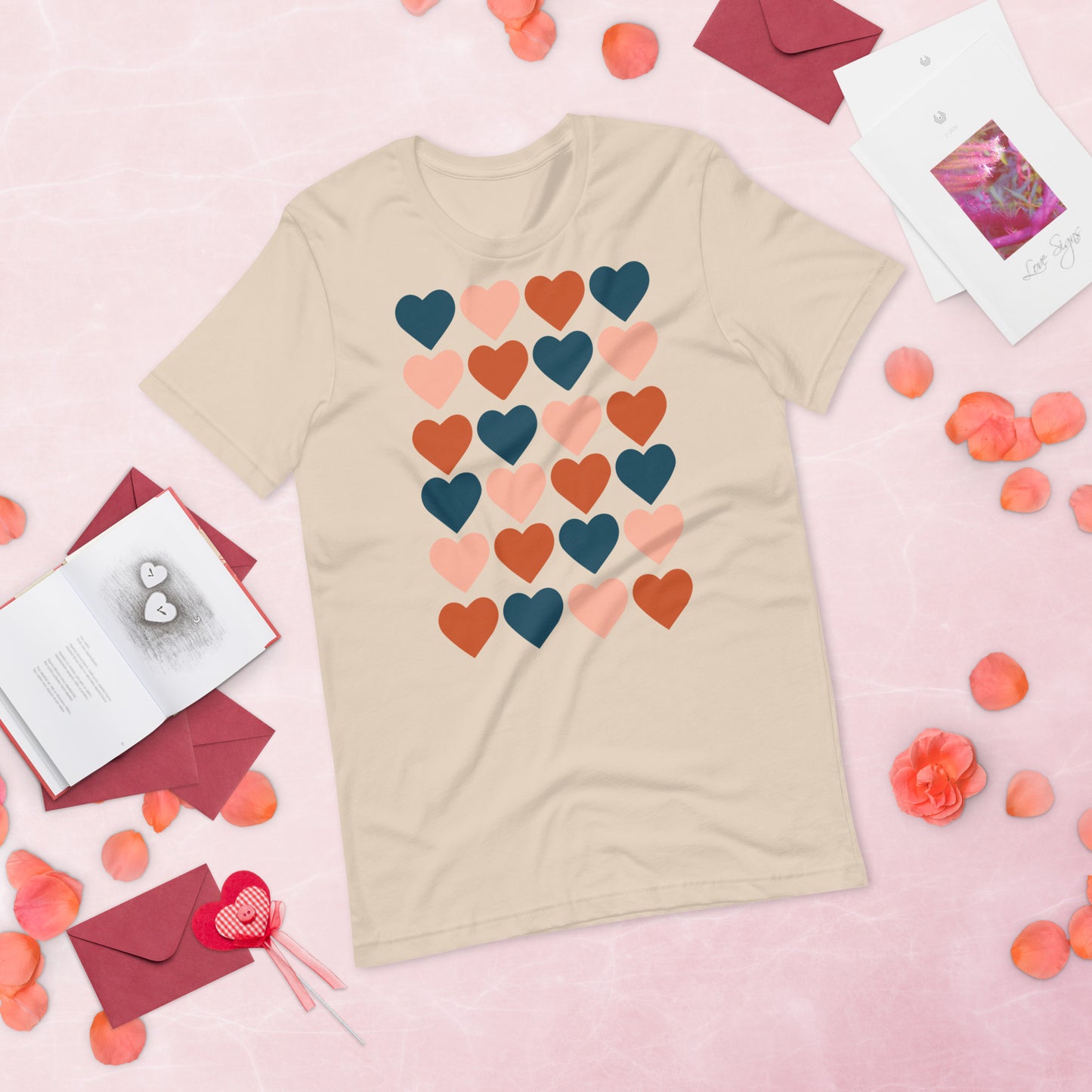 Neutral Hearts - Lightweight T-Shirt