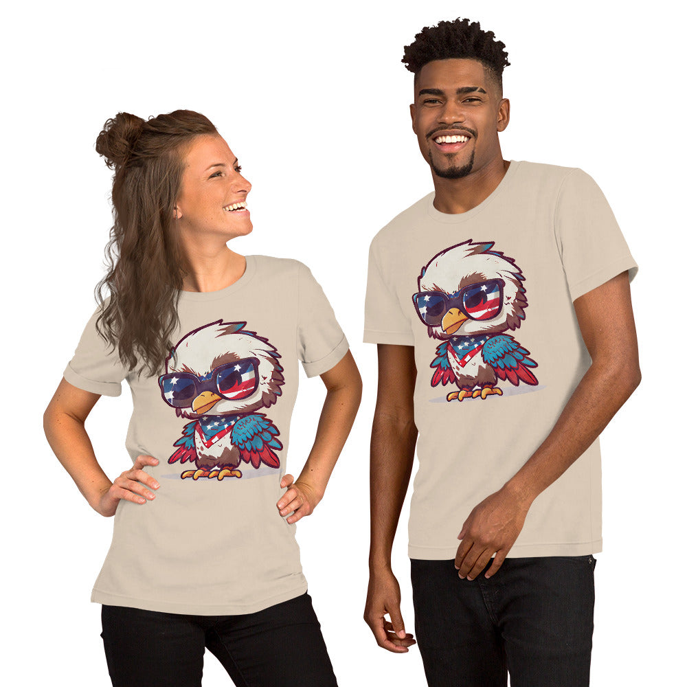Patriotic Eagle - Lightweight T-Shirt