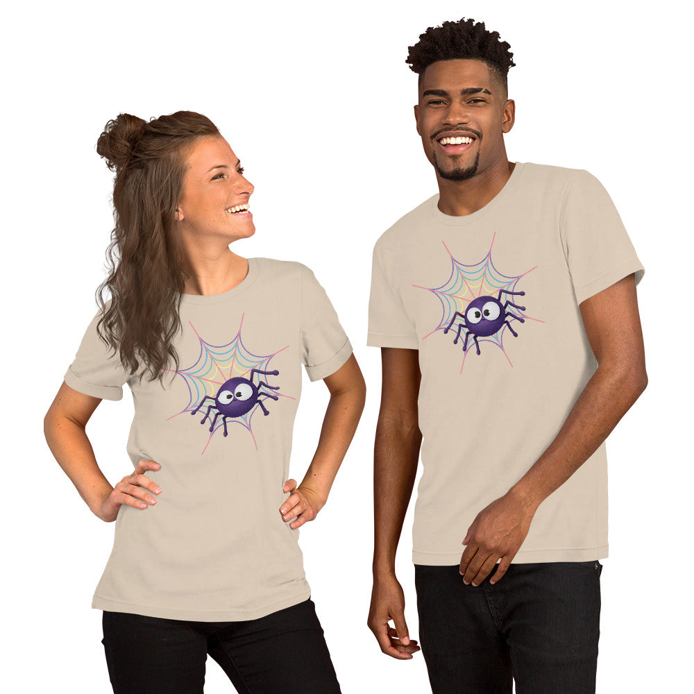 Pastel Rainbow Web (Light) - Lightweight T-Shirt