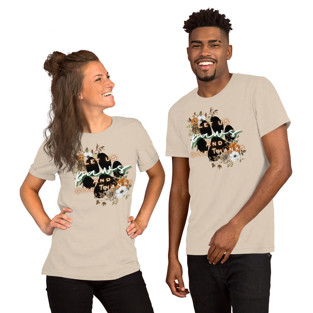 Paws Thankful (Light) - Lightweight T-Shirt