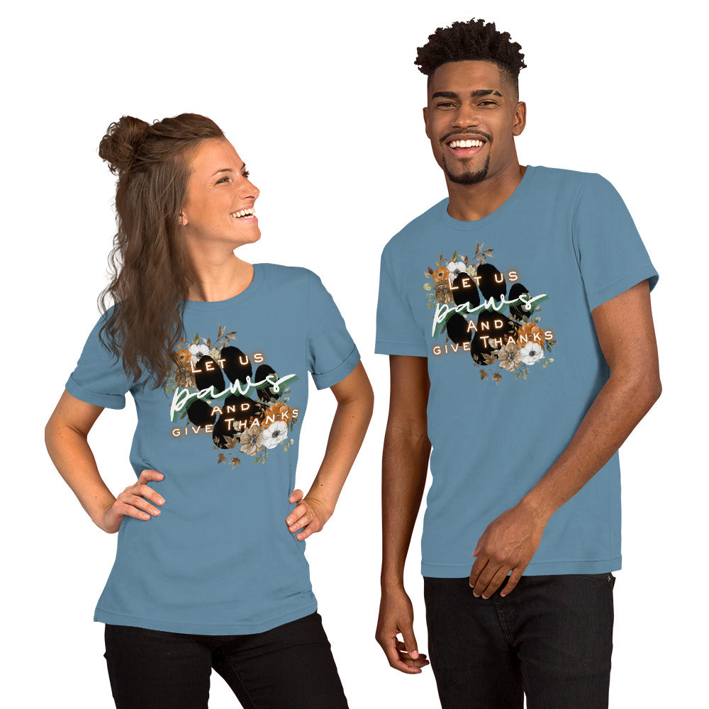 Paws Thankful (Light) - Lightweight T-Shirt