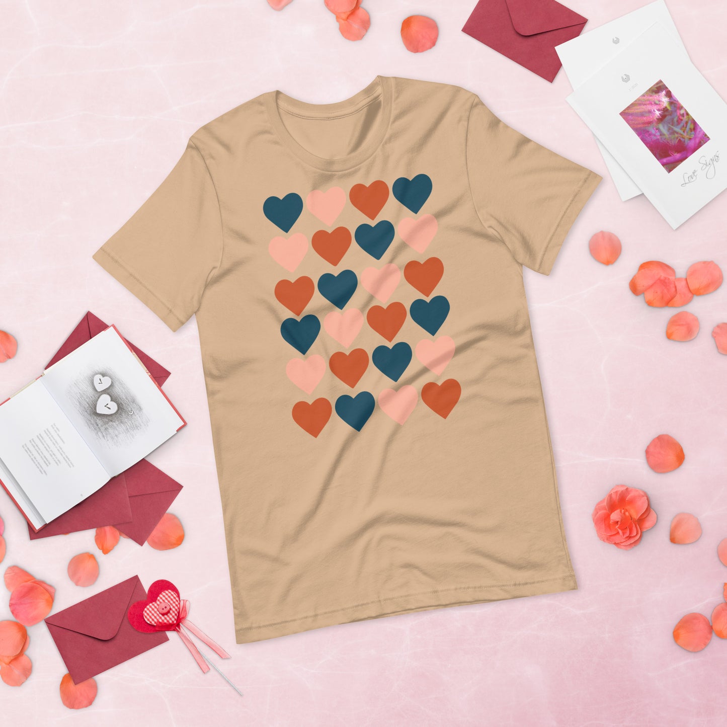 Neutral Hearts - Lightweight T-Shirt