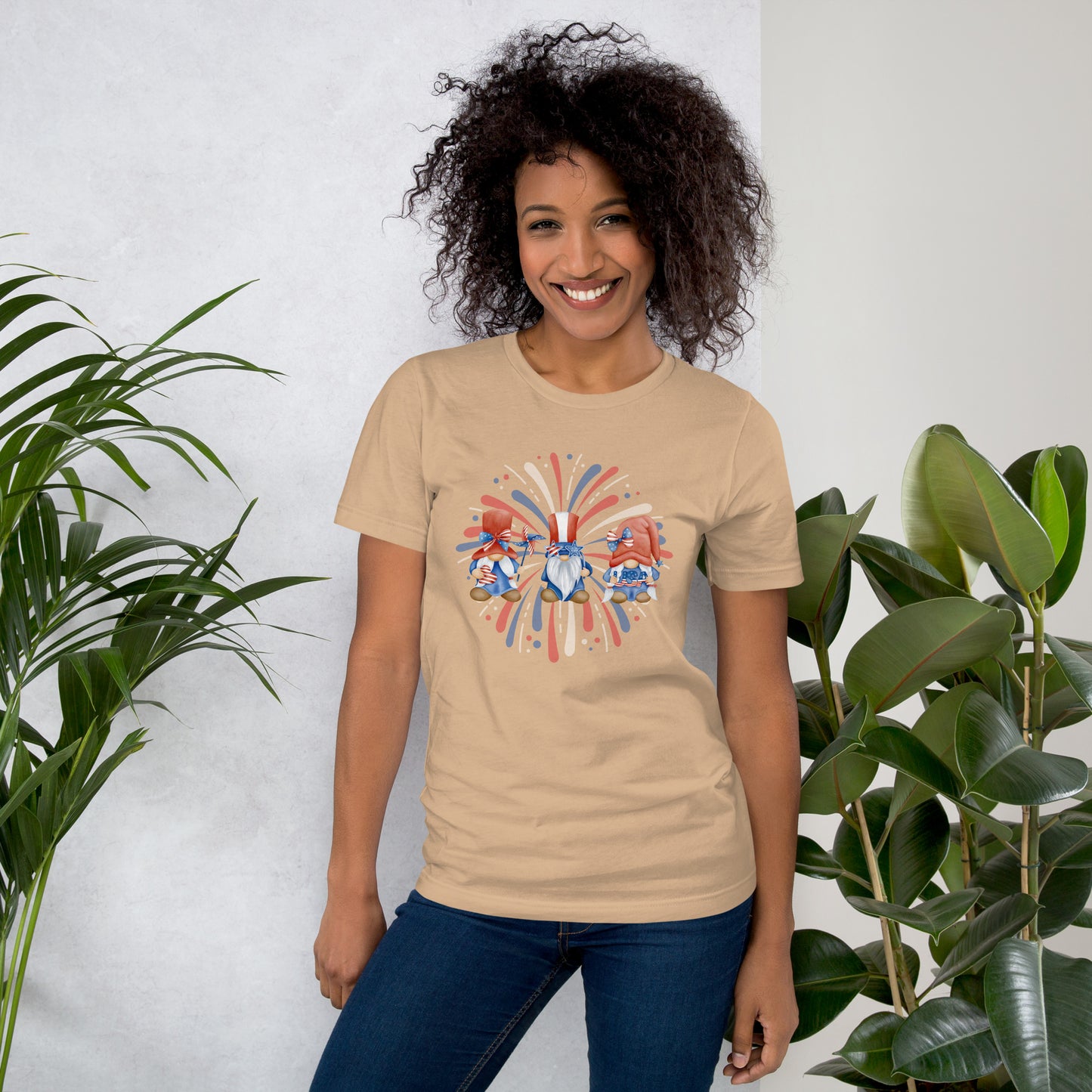Patriotic Gnomes - Lightweight T-Shirt