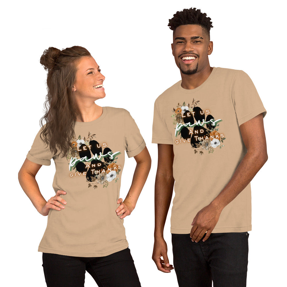 Paws Thankful (Light) - Lightweight T-Shirt