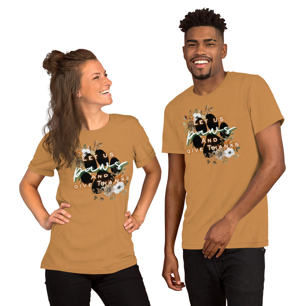 Paws Thankful (Light) - Lightweight T-Shirt